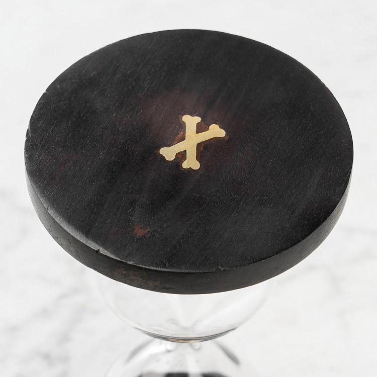 Песочные часы в пиратском стиле Piratas Black Sand Timer