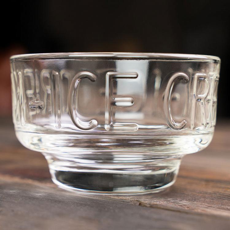 Креманка Бостон с надписью Мороженое Boston Ice Cream Dish