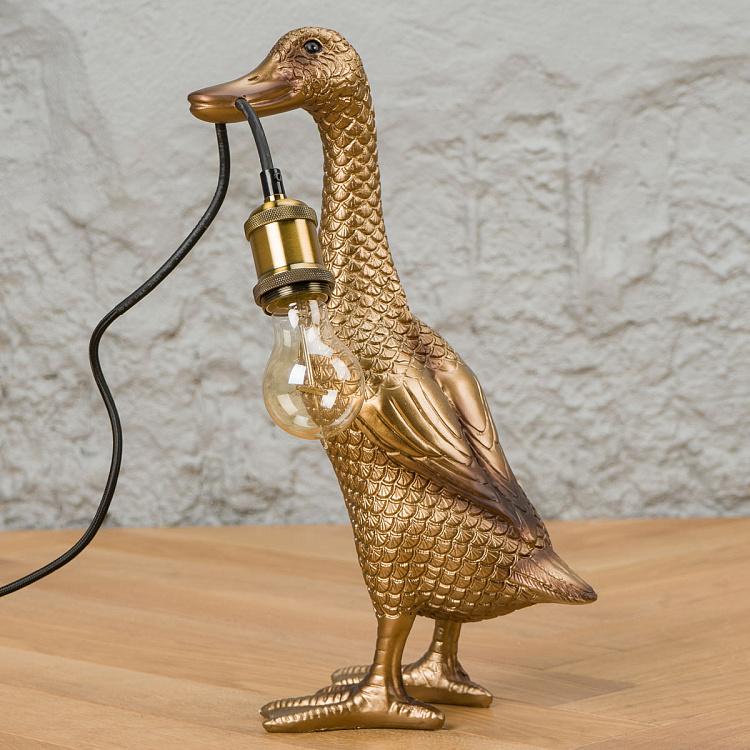 Настольная лампа Золотой гусёнок Table Lamp Golden Son Of A Duck