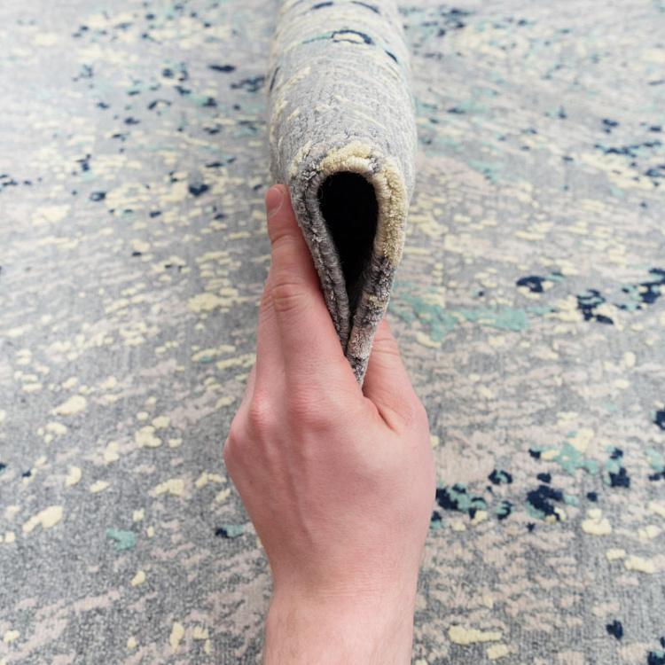 Ковёр с коротким ворсом Серые перья Magic Feathers Grey