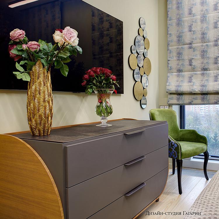 Искусственная роза Дэвид Остин кремово-розовая с лаймовым David Austin Rose Creamy Pink With Lime 50 cm