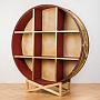 Стеллаж Regiment Brass Drum Bookcase Large With Stand