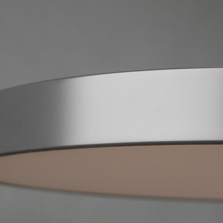 Тёмно-серый подвесной светодиодный светильник Астерия с чёрным фиксатором Asteria Hanging Lamp Medium, Black Retainer