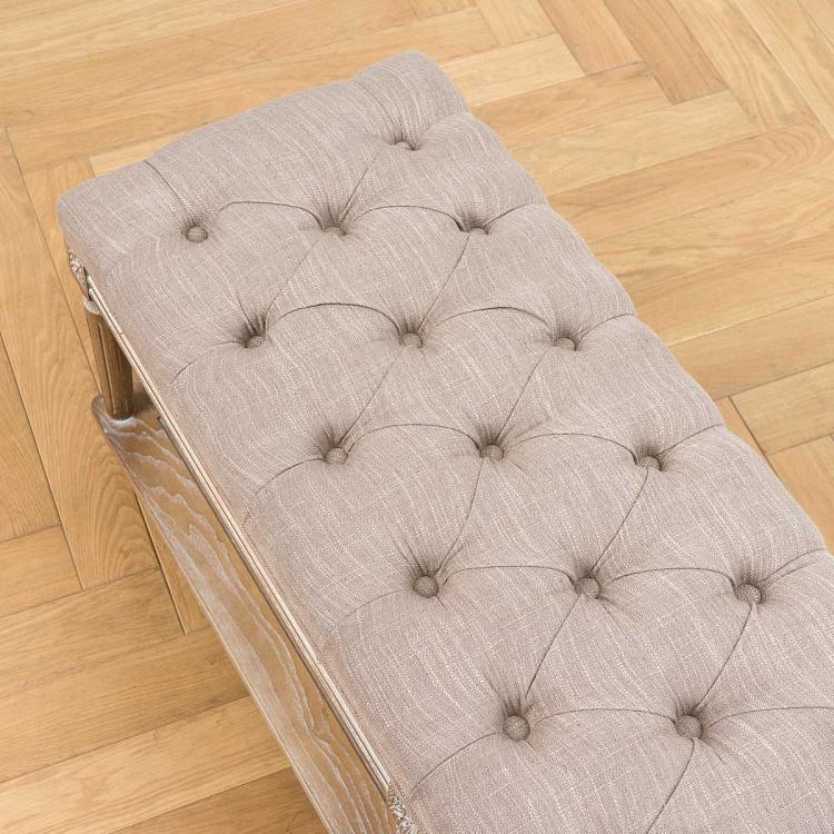 Скамейка Жан-Пьер, песочные ножки Jean-Pierre Ottoman, Oak Sandwashed