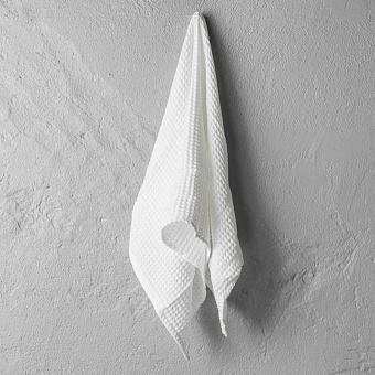 Modal Waffle Hand Towel White 50x90 cm