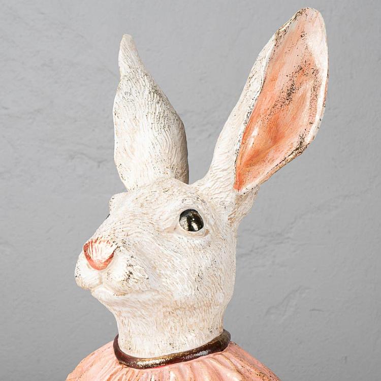 Статуэтка Бюст кролика бежевый Rabbit Bust Apricot
