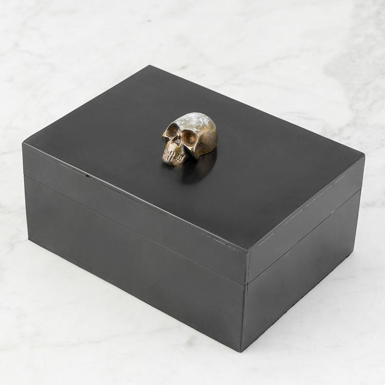 Шкатулка для украшений с черепом на крышке Skull On Lid Box