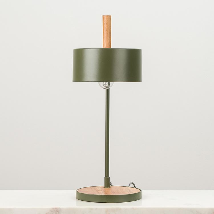 Оливковая настольная рабочая лампа Green Olive Table Lamp