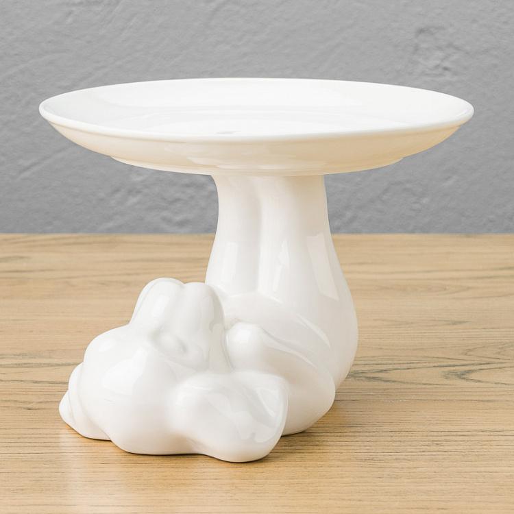 Сервировочная подставка-тортовница Пёсик, M Decorative Plate Dog Medium