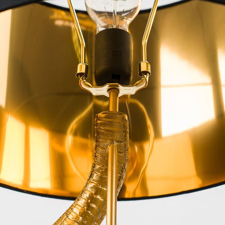 Торшер Каара с чёрным абажуром Floor Lamp Kaara With Black Shade