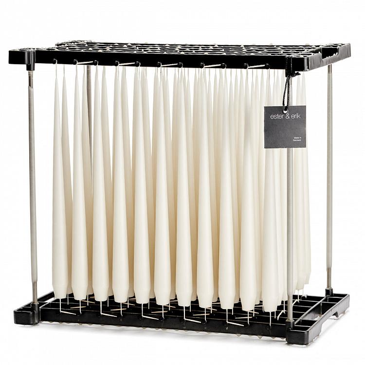 Парафиновая свеча конусная матовая Taper Candle Matt