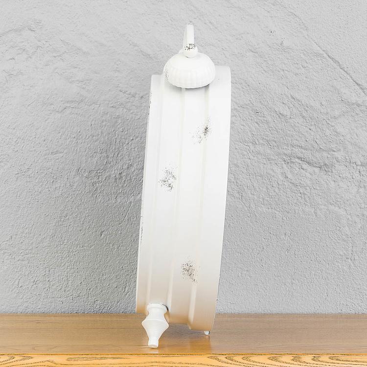 Настольные часы Классические с шестерёнками Classic White Table Clock With Gears