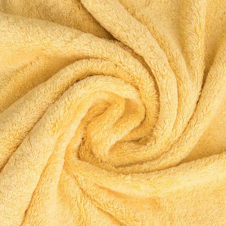Светло-жёлтое махровое банное полотенце Лондон 70x140 см London Towel Light Gold 70x140 cm