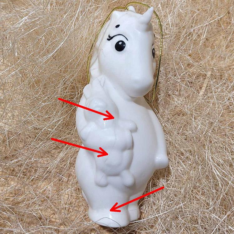 Коллекционная ёлочная игрушка Единорог дисконт Unicorn Collectible Toy 13 cm discount