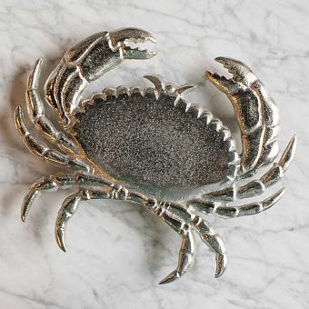 Trivet With Crab Nickel Finish