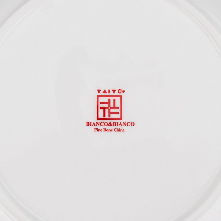 Десертная тарелка Белое на Белом Bianco And Bianco Dessert Plate