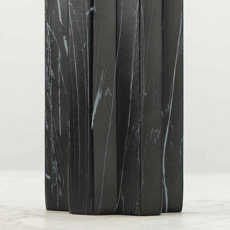 Подсвечник Геометрические блоки Geometric Blocks Tall Candle Holder Silver