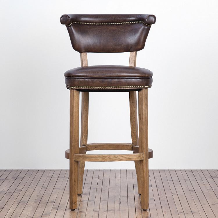 Высокий барный стул Анджелес Angeles Barstool High, Weathered Oak