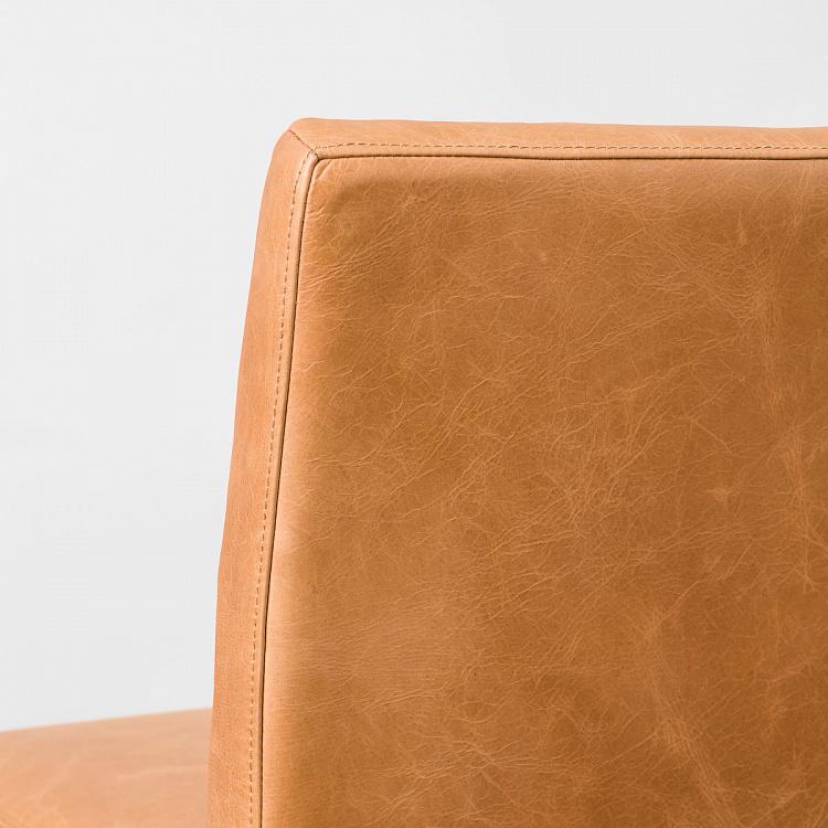 Коричневый полубарный стул Андре Andre Bar Chair