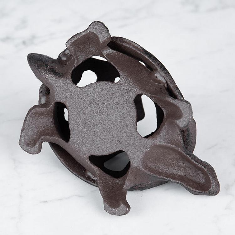 Статуэтка Черепаха Tortue En Metal Ajoure A Poser