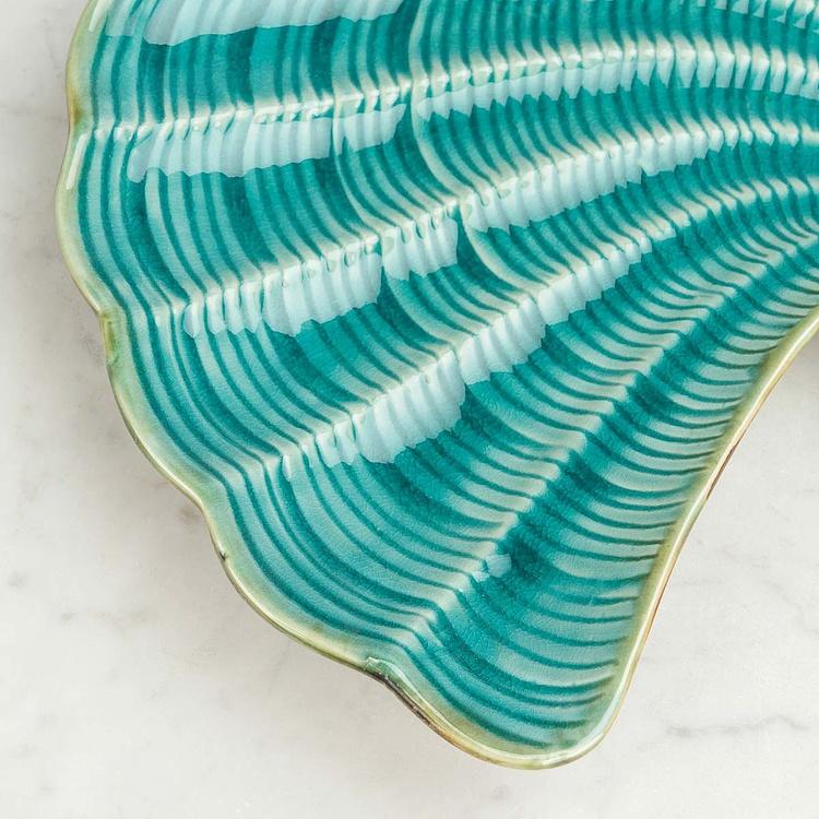 Сервировочное блюдо Морская ракушка, L Aqua Shell Dish Large