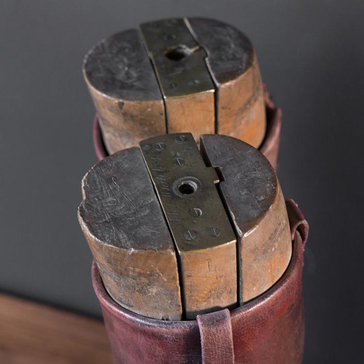 Винтажные сапоги для верховой езды Vintage Black Riding Boots With Shoe Lasts