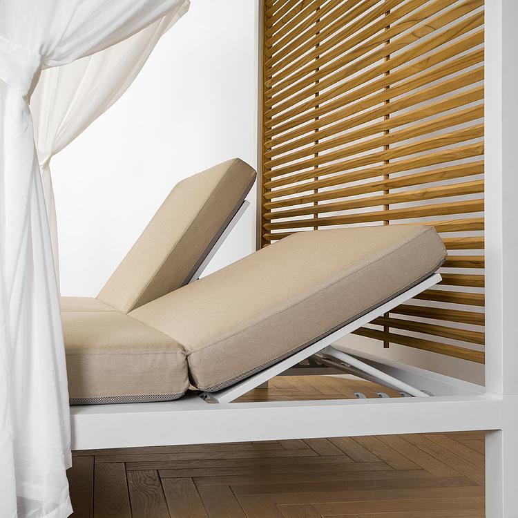 Белый садовый шатёр Каса Gazebo White Casa, Golden Teak