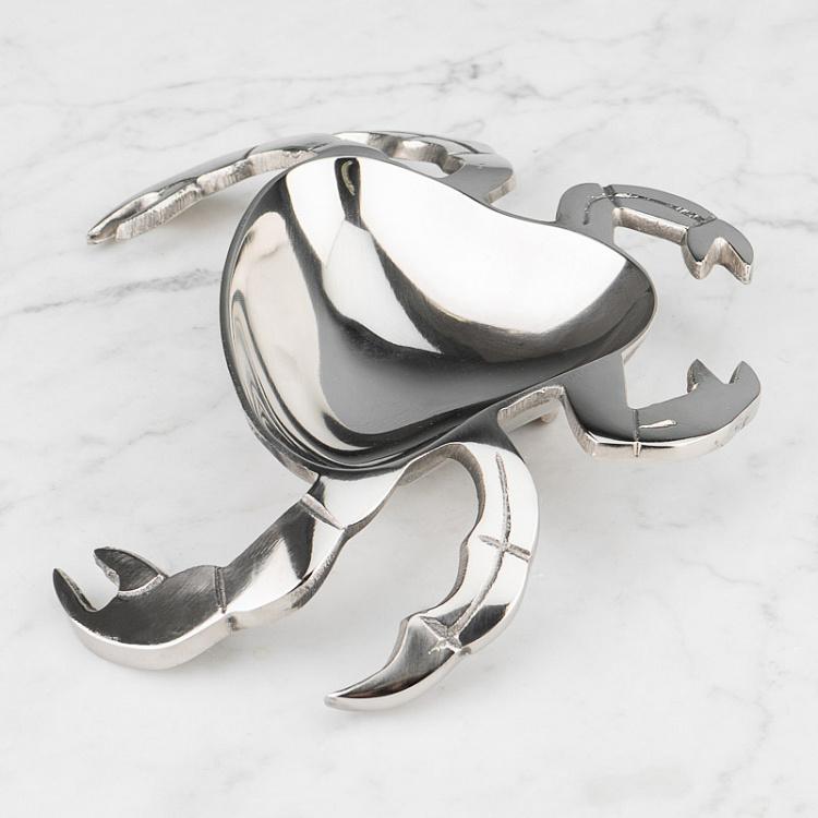 Подставка для мелочей и украшений Серебряный краб Silver Crab Trinket Tray