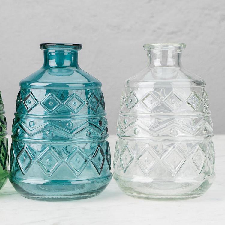 Набор из четырёх стеклянных мини-ваз Set Of 4 Glass Vases