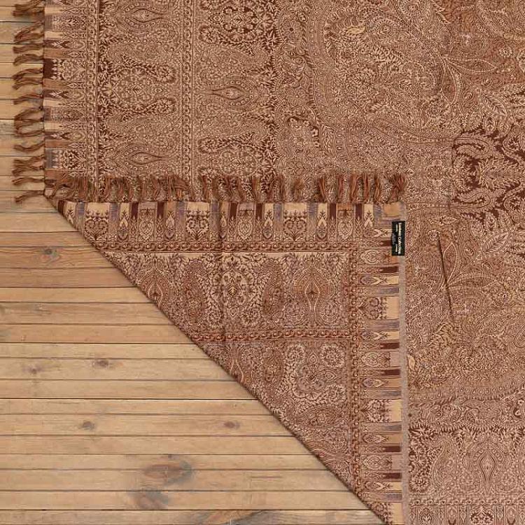 Двустороннее покрывало Агонда, жаккард и варёная шерсть, 150x310 см Pure Wool Jacquard Throw Agonda 150x310 cm