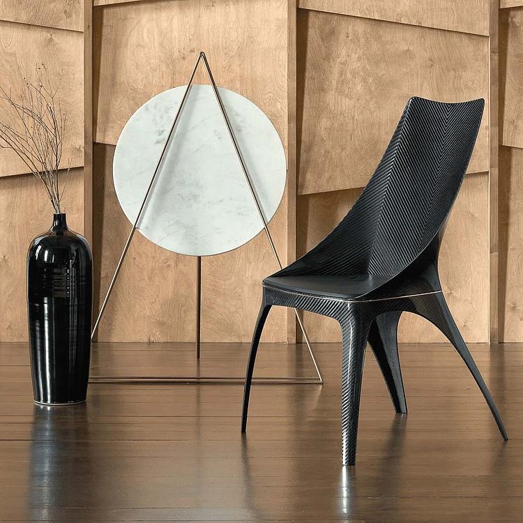 Стул из карбона Кавалло Cavallo Dining Chair, Carbon