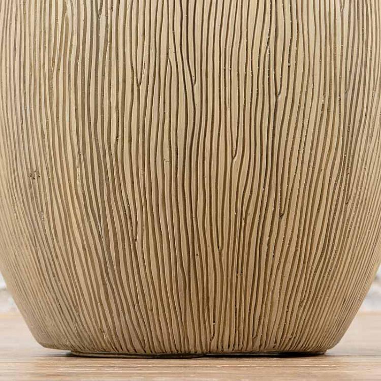 Кашпо-чаша Эффектори Вау песочное, L Effectory Wow Bowl Pot Sand Dune Large