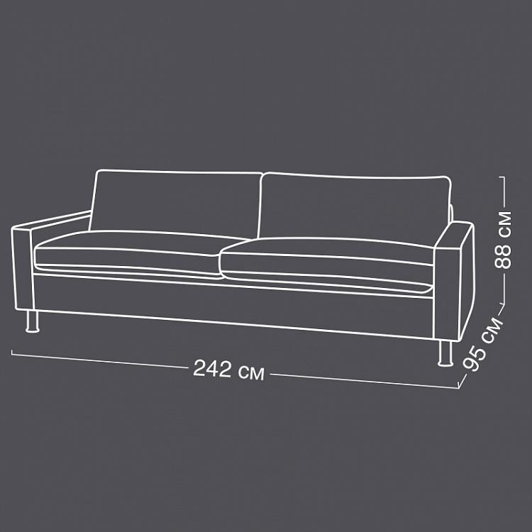 Трёхместный диван Ломбардия Lombardia 3 Seater D