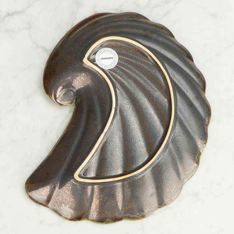 Сервировочное блюдо Морская ракушка, L Aqua Shell Dish Large