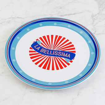 Bel Paese Pizza Plate La Bellissima