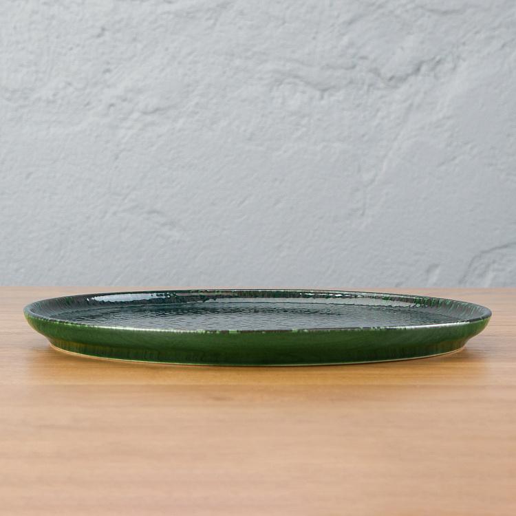 Обеденная тарелка Голубая лагуна Blue Lagoon Dinner Plate