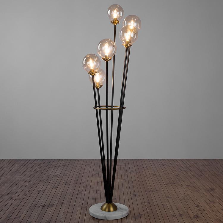 Торшер на мраморном основании Изобретение Lamp On Stand Marble Base Artifice