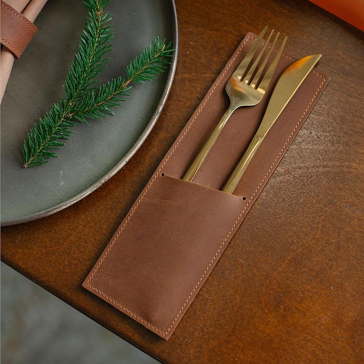Набор из двух конвертов для столовых приборов Карамель Set Of 2 Cutlery Envelopes Caramel