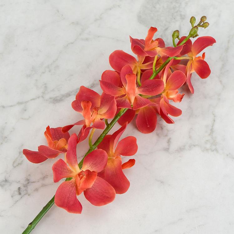 Искусственная орхидея Дендробиум кораллово-розовая Orchid Dendrobium Coral Pink 58 cm