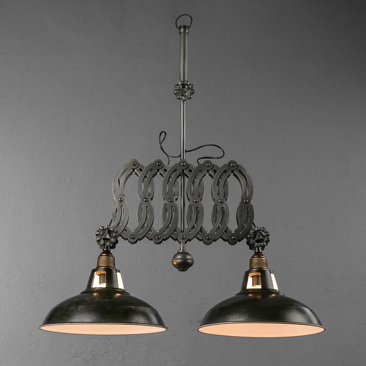 Подвесной раздвижной светильник Айзен Индастриал Eisen Industrial Sliding Ceiling Light