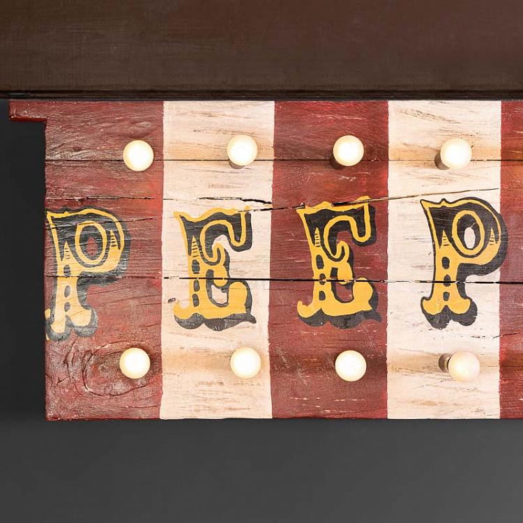 Арт-объект Пип-шоу Peepshow Sconce