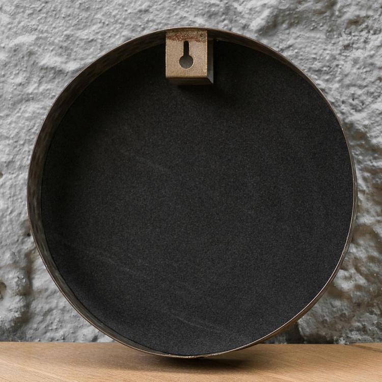 Круглое зеркало с кованой кромкой Hammered Edge Round Mirror