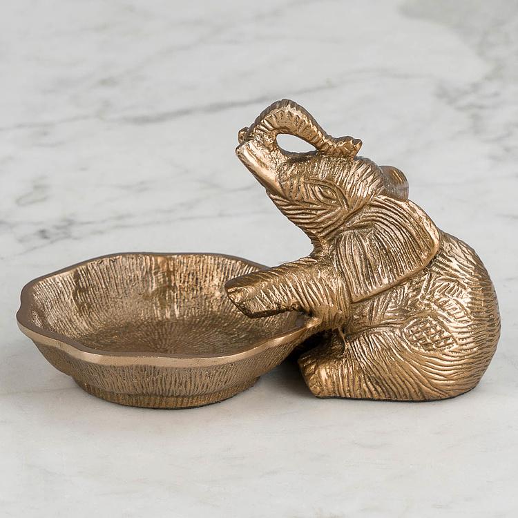 Подставка для мелочей Слон у водопоя Elephant Trinket Tray