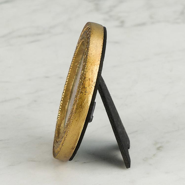 Круглая рамка для фото с лиственным кантом Flowery Photo Frame Round