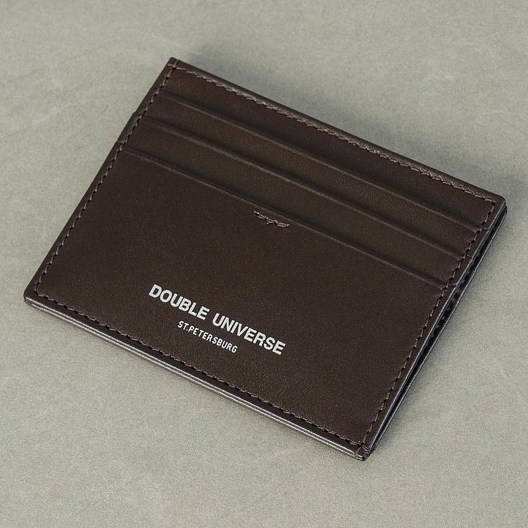 Кожаный картхолдер Двойная Вселенная Double Universe Cardholder