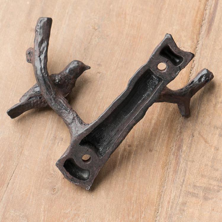 Двухрожковый крючок Птичка на дереве Hook With Bird On A Tree