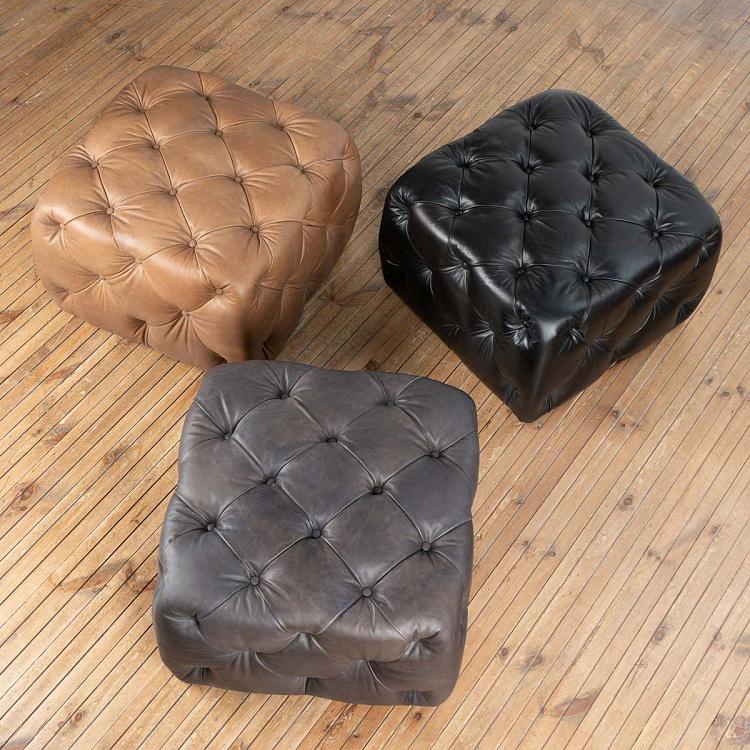 Квадратный пуфик Бенсон, S Benson Footstool Square Small