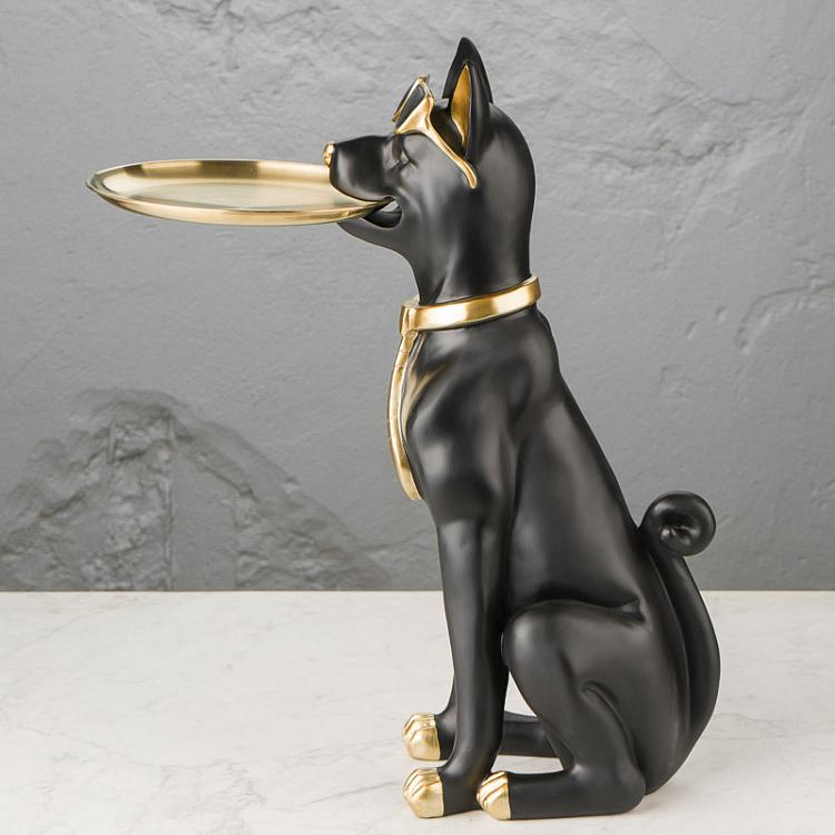 Подставка для мелочей и украшений Собака Санни Dog Sunny With Tray Figurine