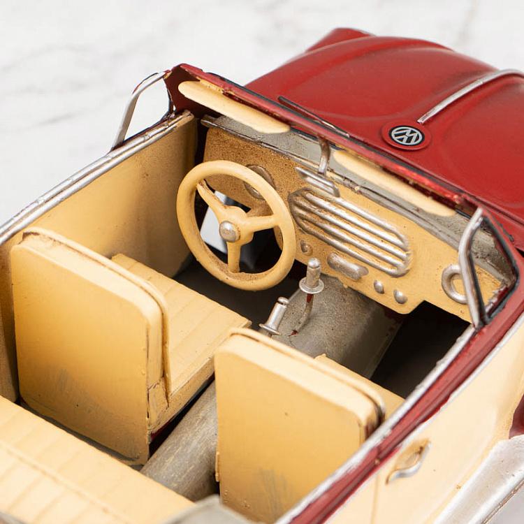 Фигурка Красный кабриолет Volkswagen Red Cabriolet