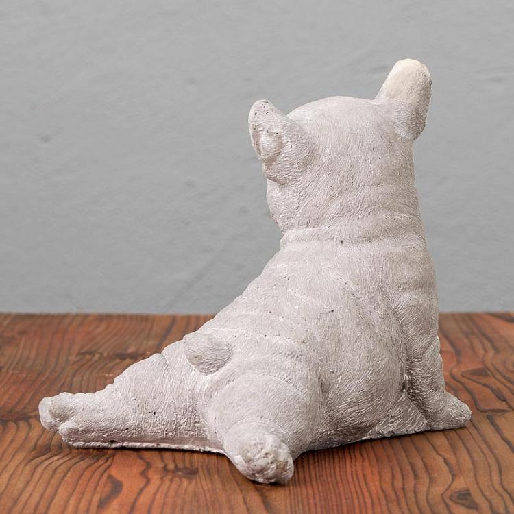 Серая статуэтка Французский бульдог French Bulldog Grey